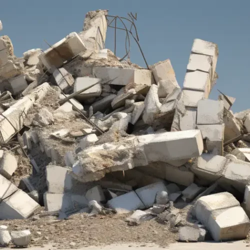 Centre de tri — recyclage de déchets de chantier